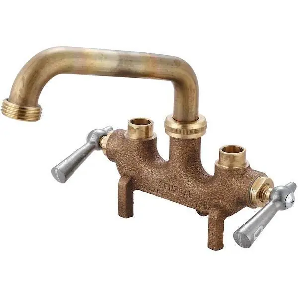Central Brass 466 Two Handle Laundry Faucet 6 Inch Replacement 0466