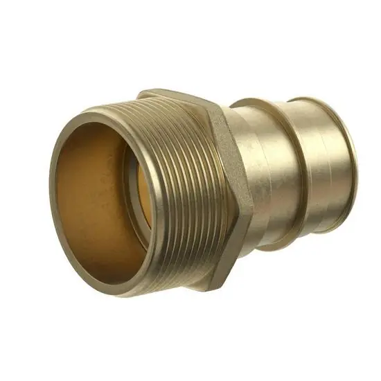 Jones Stephens F76166 1-1/2 F1960 x MIP Brass PEX Adapter Bag of 6