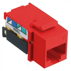HUBBELL WIRING NSJ6R Category 6 Netselect Series Jack