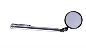 Ritchie Engineering 78099 Yellow Jacket 2X Telescoping Magnified Mirror With Pocket Clip