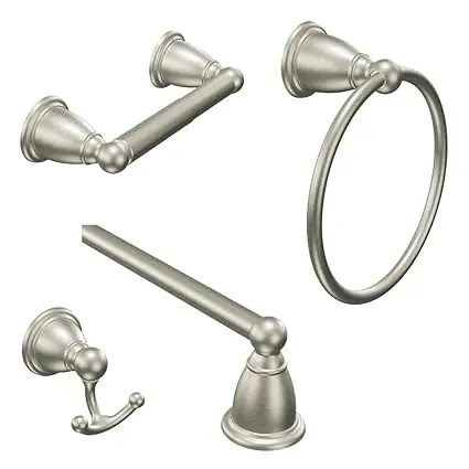 Moen KA-BRA-4-BN Brantford 4-Piece Accessory Kit