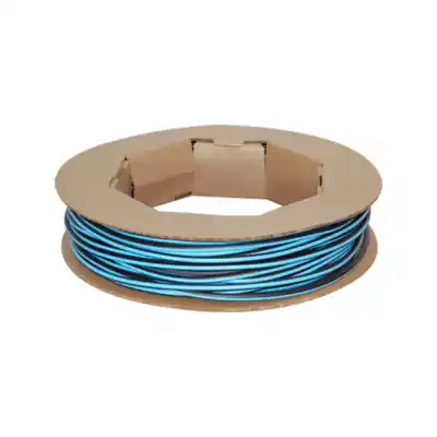 ARZEL ZONING PVC-BLUE Tubing with Blue Stripes 200 ft L