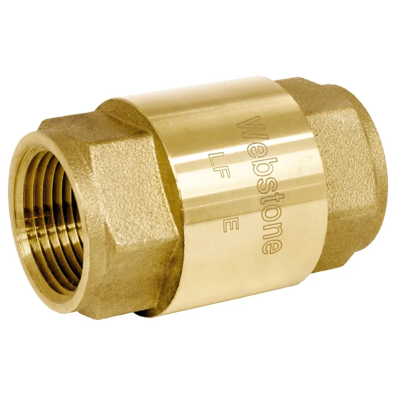 Webstone H-10743W Threaded Spring Loaded Check Valve 3/4 Lead Free