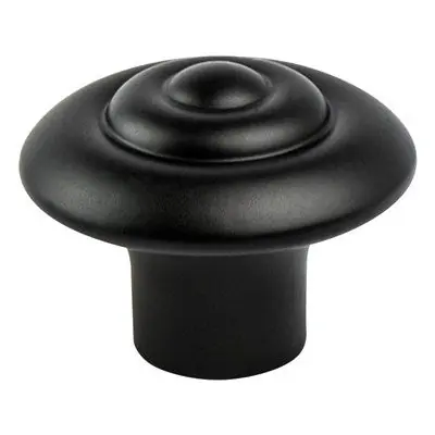 BERENSON 3055-155-P Rhapsody Knob 1-1/4 Inch Dia Satin Black