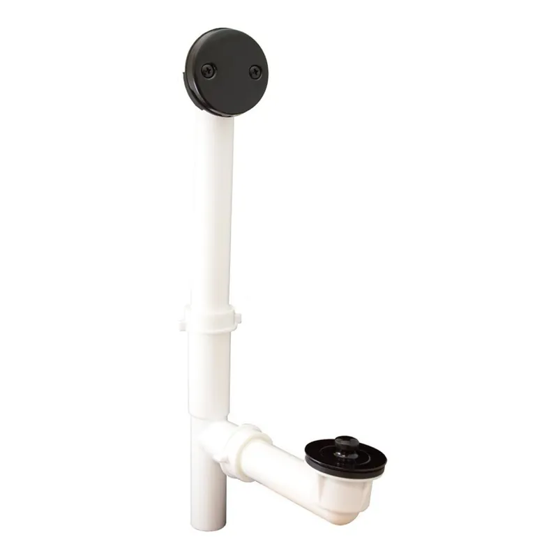JONES STEPHENS P3750BL Blac PVC L&T Tblr Bath Wst Ki
