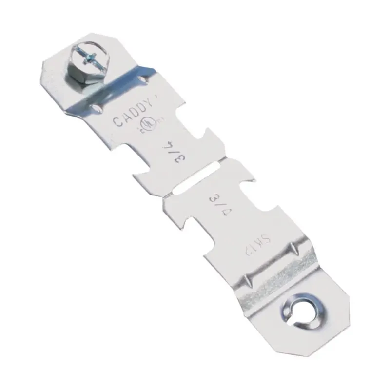Nvent SK325I SK Single Piece Strut Clamp for Conduit, Steel, EG, 2 in EMT, 2 in Rigid/Pipe