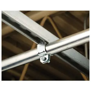 Nvent SK205I SK Single Piece Strut Clamp for Conduit Steel EG 1 1/4 EMT 1 1/4 Rigid Pipe