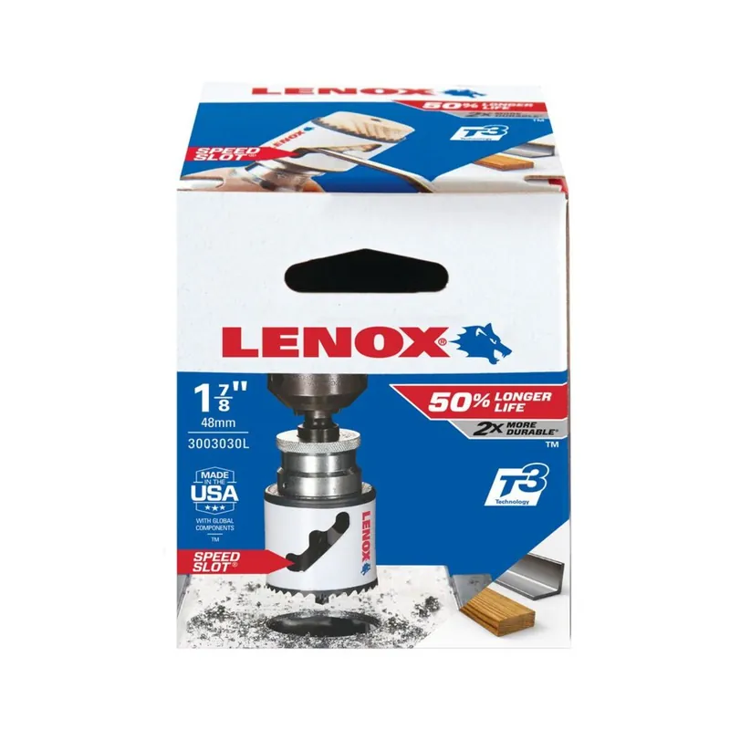 Lenox 30030 Bi-Metal T3 Speed Slot Hole Saw 1-7/8 Inch