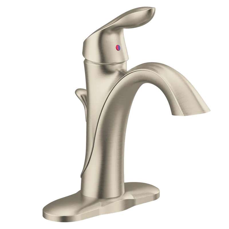 MOEN 6400BN Eva Single Handle High Arc Bathroom Faucet