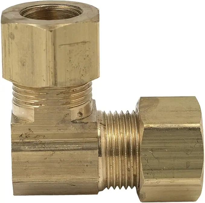 BRASS 65-8 1/2 inch Od Compression Elbow