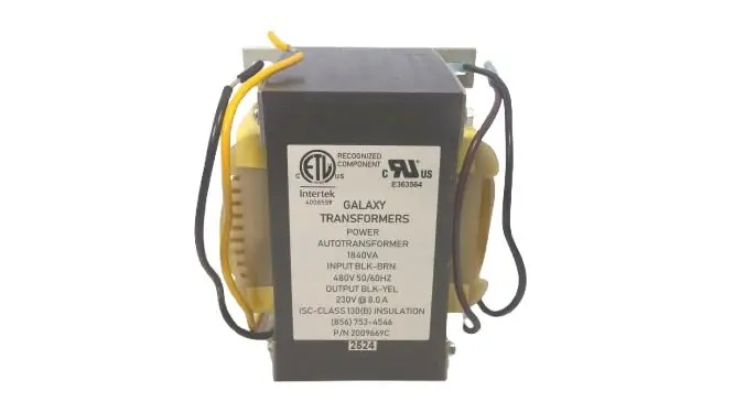 Warren Controls 2009669C Auto-former 1840VA