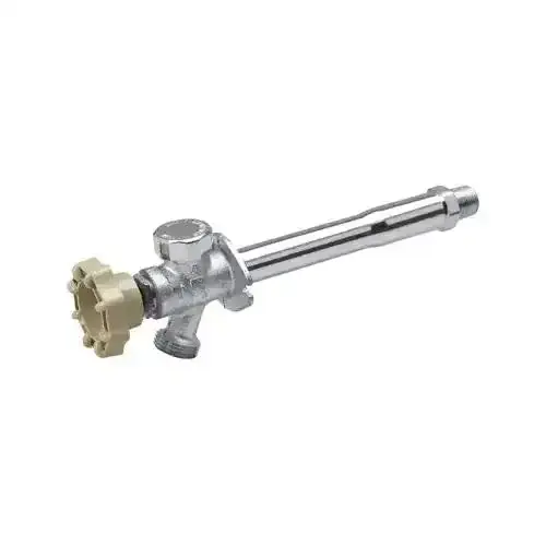 BK Products 104-821HC Freezeless Wall Hydrant With Anti-Siphon Vacuum 1/2 x 4 in
