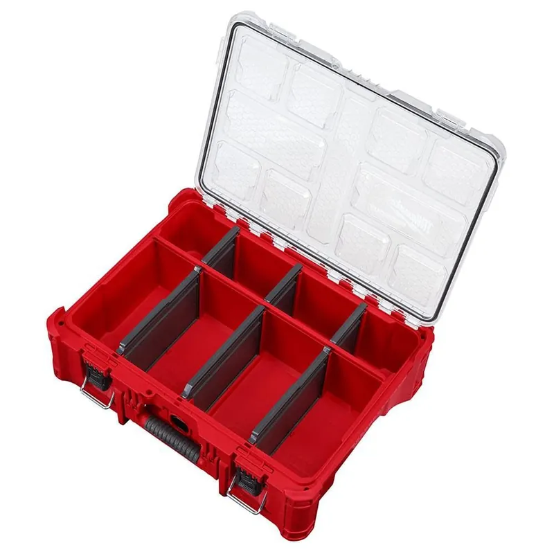MILWAUKEE 48-22-8432 Packout 20 in Deep Small Parts Organizer with 6 Compartments