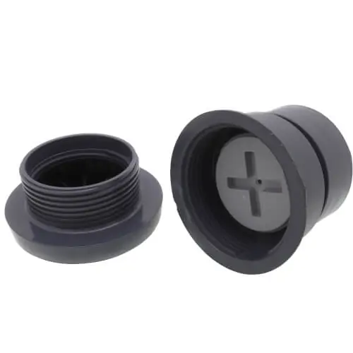 SIOUX CHIEF 834-4PF FinishLine Adjustable Rough-In Cleanout w/ Coring Plug (Hub)