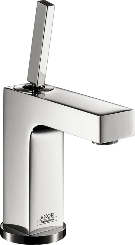 GROHE 3901000 Axor Citterio Single-Hole Faucet 110 with Pop-Up Drain 1.2 GPM Black Nickel/Polished Brass