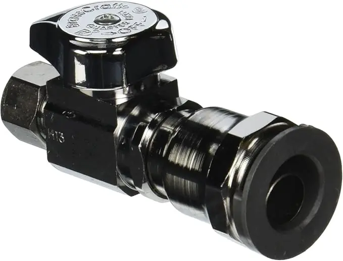 BRASSCRAFT G2PC14X C1 Straight Stop 1/2 Inch Nom Push Connect by 3/8 Inch OD Comp