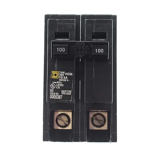 TELEMECANIQUE HOM2100 Homeline Miniature Circuit Breaker 100A