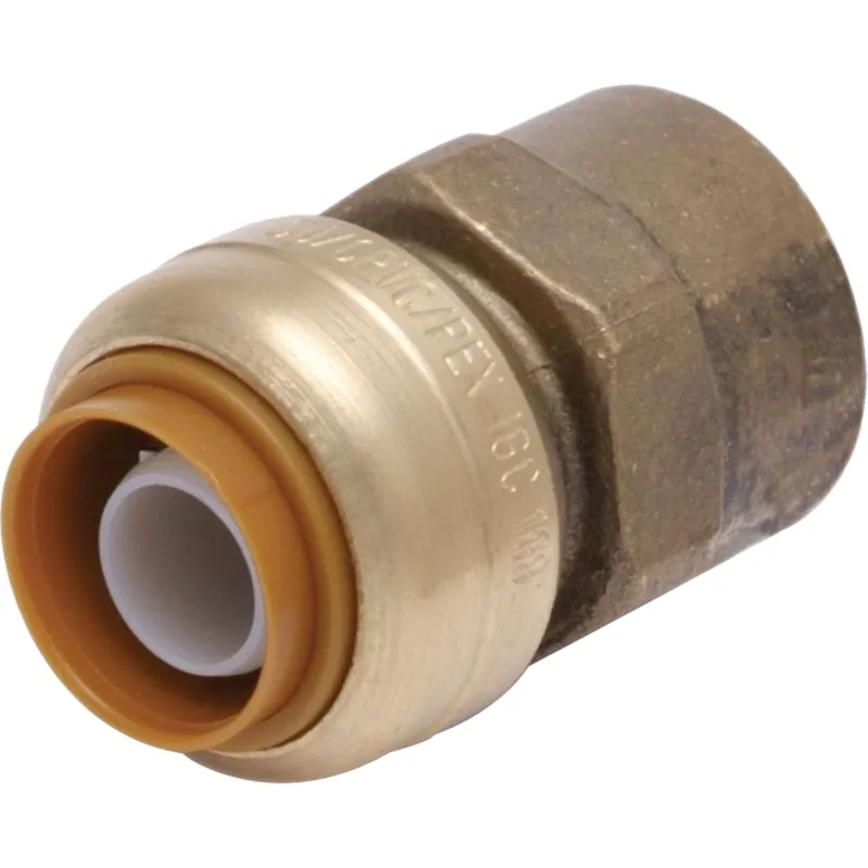 Cash-Acme U072 Female Straight Connector 1/2 Inch