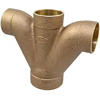 NIBCO 835 DWV Double Lt Tee C x C x C x C - Cast 2 x 1 1/2 x 1 1/2 x 1 1/2