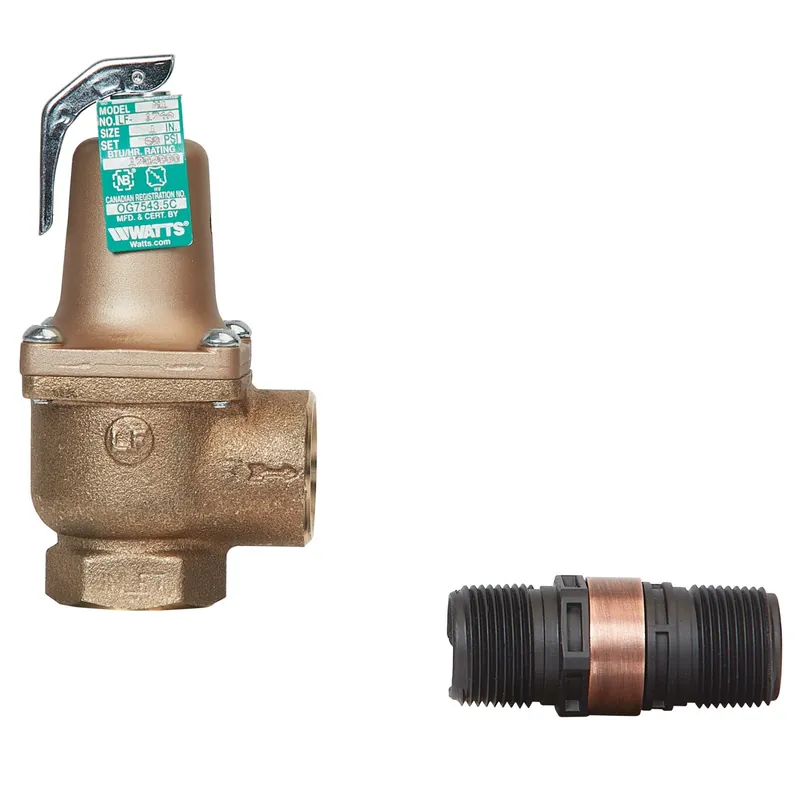 WATTS F121508 LF174A Lead Free Boiler Pressure Relief Valve 150 psi