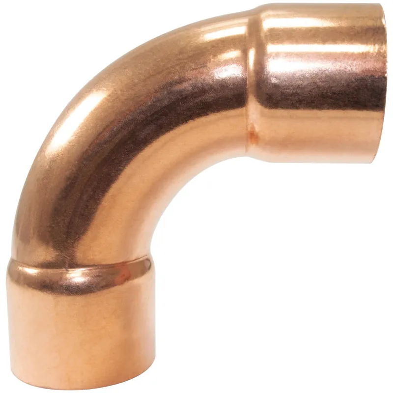 NDL INDUSTRIES N-2055 90 deg Long Radius Elbow 1-1/4 in Copper