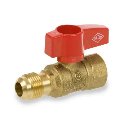 SMITH-COOPER 0190230GG Gas Valve 1/2 in FIP x Flare
