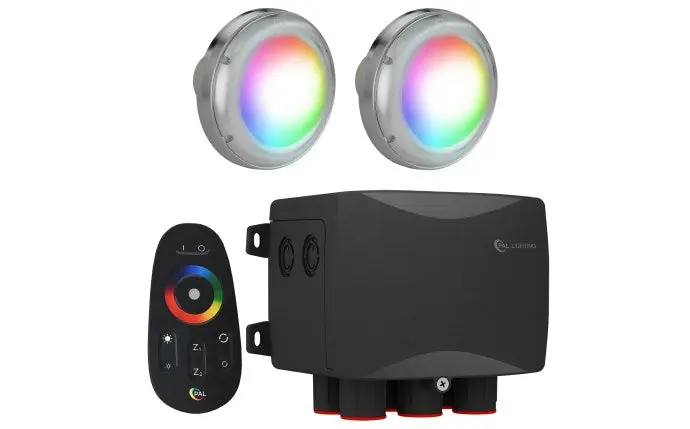 PAL LIGHTING 64-EGTMXPK2-WIFI Pal Treo Max 2-Light 80' Cord Kit W/Remote