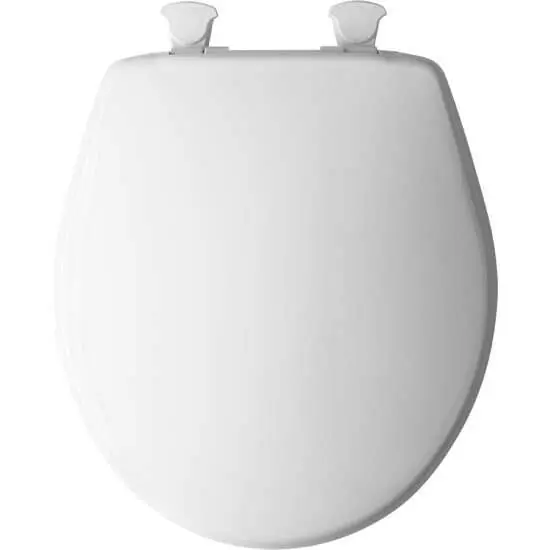 BEMIS 730EC-000 Round Plastic Toilet Seat