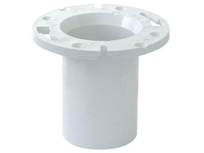 EZ-FLO 40054 PVC Extended Shank Closet Flange 3 in x 4 in