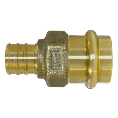 PurePro 34X12PXBA Adapter Lead Free Brass 1/2 x 3/4 Inch Press x PEX