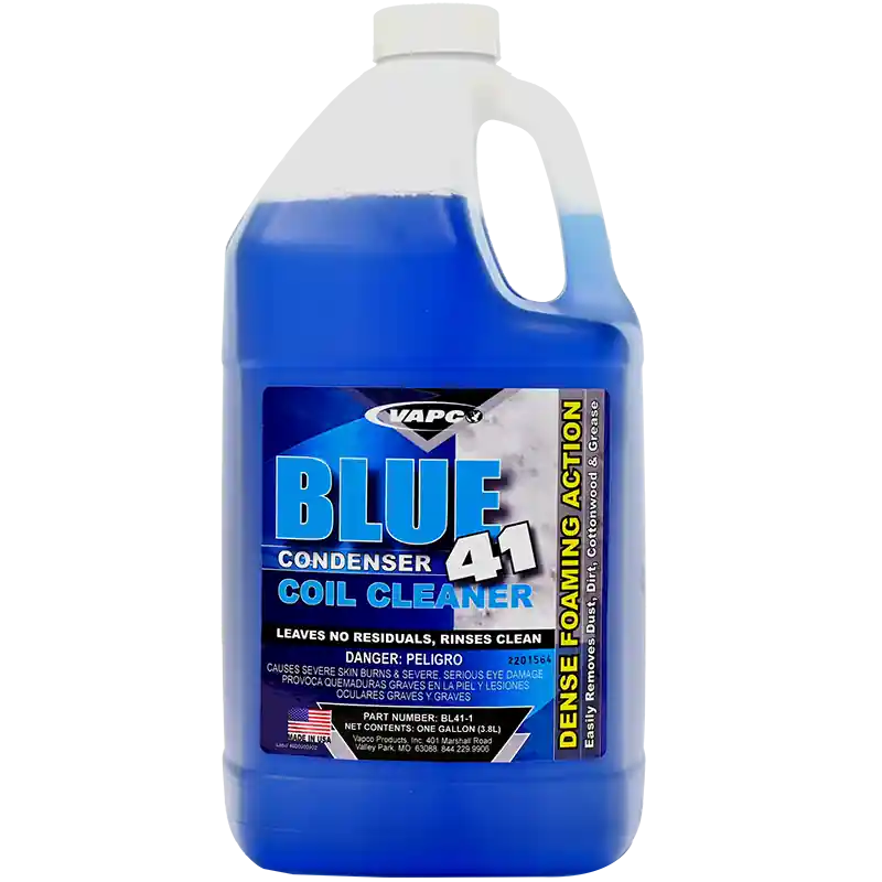 VAPCO PRODUCTS BL41-1 Blue 41 Coil Cleaner Gallon
