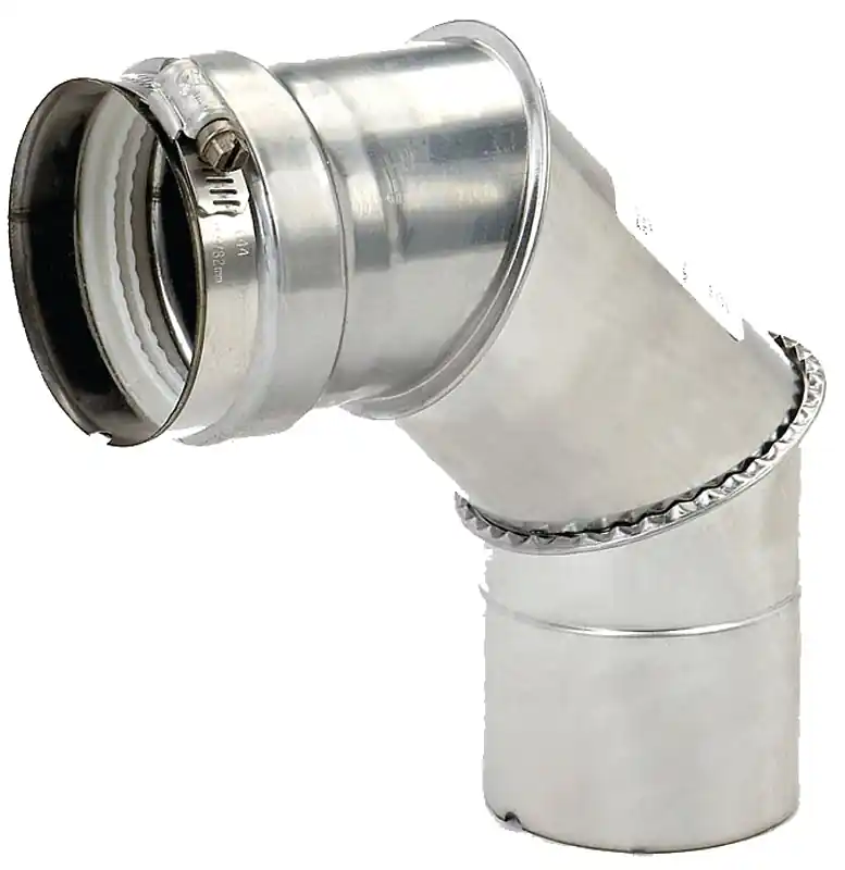 Z-FLEX 2SVEEWCF0390 Z-Vent Single Wall Elbow 3 Inch x 90 Degree