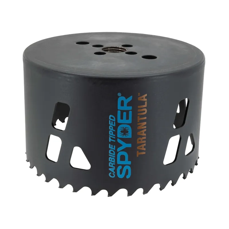 Spyder 600917CF Carbide Tipped Metal/Wood Cutting Hole Saw Rapid Core Eject Tarantula