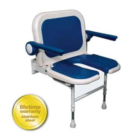 ARC 04150P Wide U Shower Seat with Back & Arms REPLACEMENT MPN