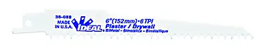 IDEAL INDUSTRIES 36-088 Reciprocating Blade Plaster/Drywall 6 inches 2-pack