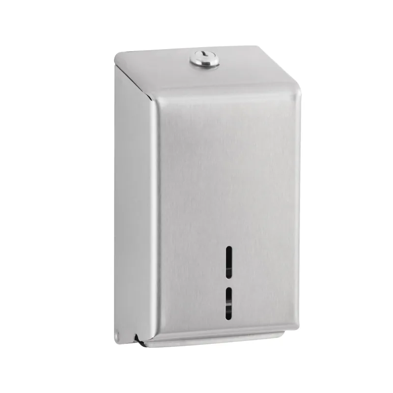 Bobrick 272 Surface-Mounted Folded Toilet Tissue Dispenser 3 inches Depth