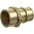 Jones Stephens F76858 1inch FIP Brass PEX Adapter 5 Pack
