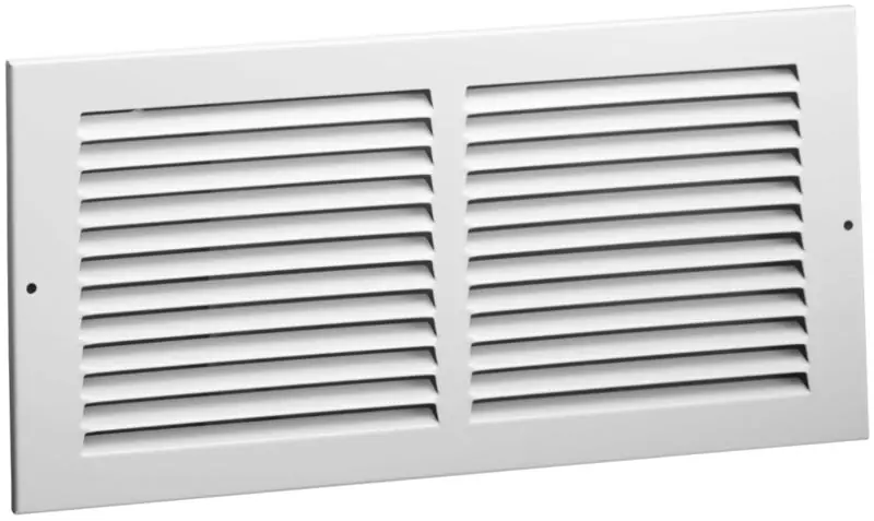 AIRMATE 01112416CW AirMate 170 Series Steel Return Air Grille 24 x 16 Inch