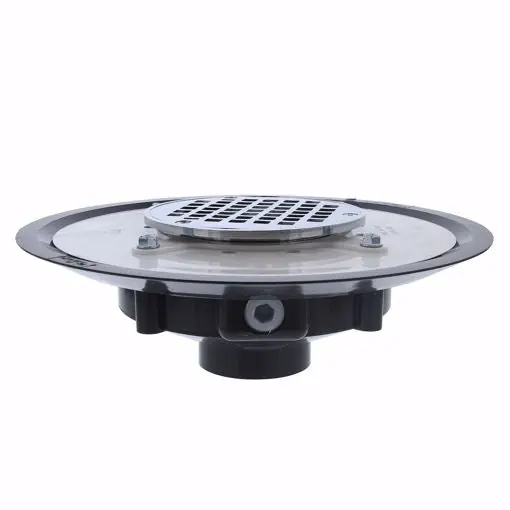 JONES STEPHENS D50022 2 PVC HD ADJ DRN W/ 5 CP STRN