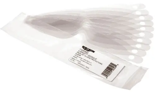 HONEYWELL UVEX 11250860 V-Maxx Clear Peel-Off Goggle Cover 10/PK