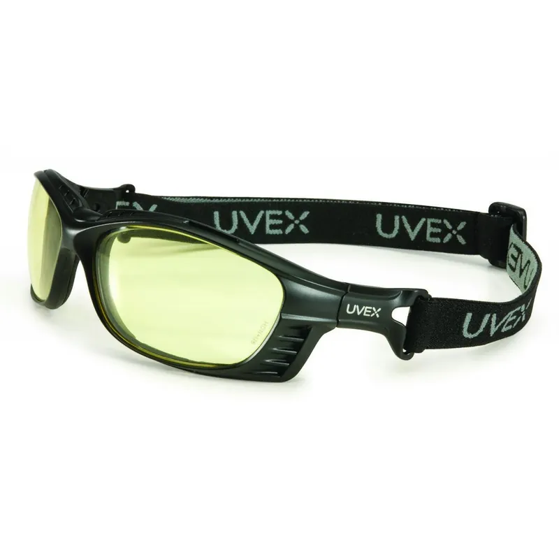HONEYWELL UVEX S2609HS Livewire Black Safety Glasses with Green IR Filter/Anti-Fog Lens