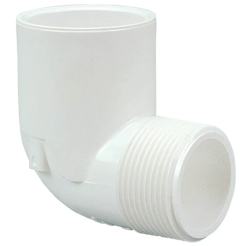 NIBCO 410-005 PVC Schedule 40 90 Degree Street Elbow 1/2 x 1/2