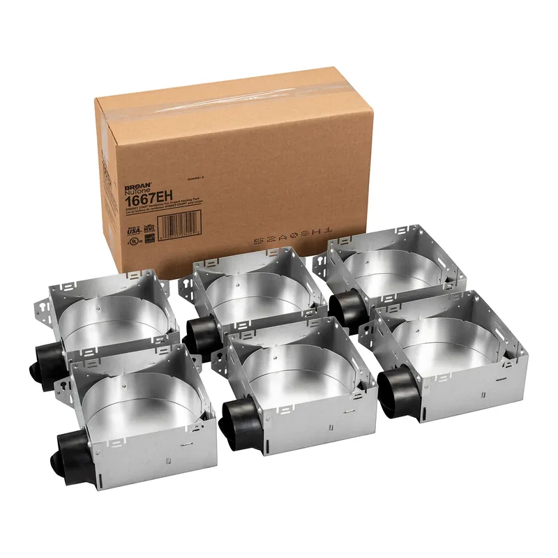 NUTONE 1667EH Housing 6-Pack for 1688EF, 1688F, 1671F, E0F50 and E0F70