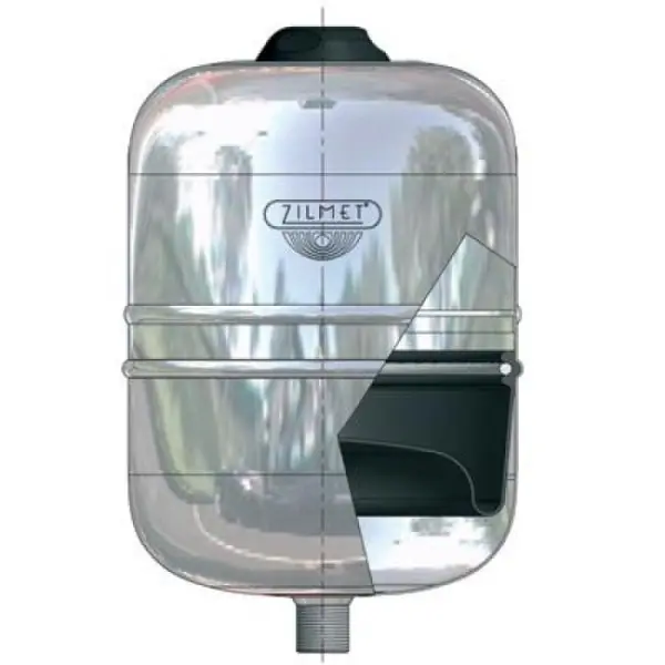 Zilmet ZS12 Inox Pro Stainless Steel Expansion Tank 3.2 Gal Replacement MPN