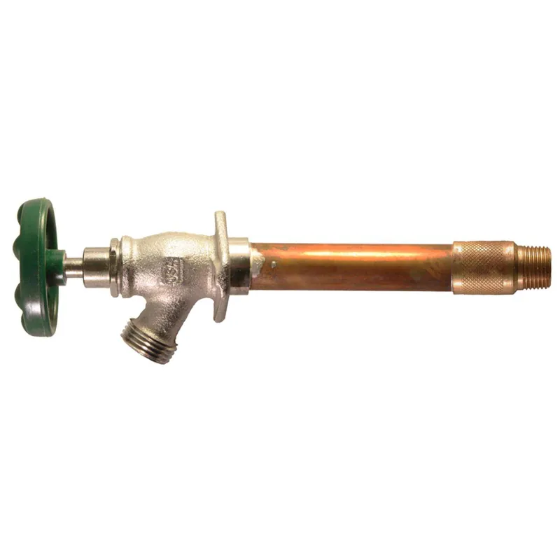 Prier C-134D12 C-134 Series 1/2 in. MPT X 1/2 in. Sweat Brass Freezeless Wall Hydrant 12 in