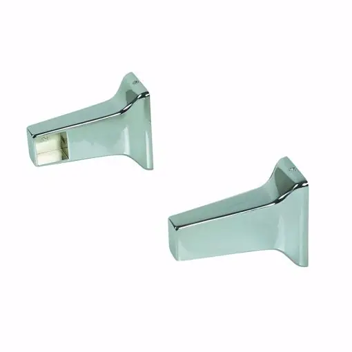 JONES STEPHENS 97185 Concealed Tower Chrome Toilet Paper Bracket Pair