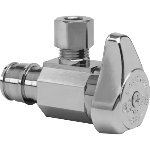 BrassCraft OCR11 C1 Multi-Turn Straight Valve 1/4 in. Nom Comp x 3/8 in. O.D. Comp