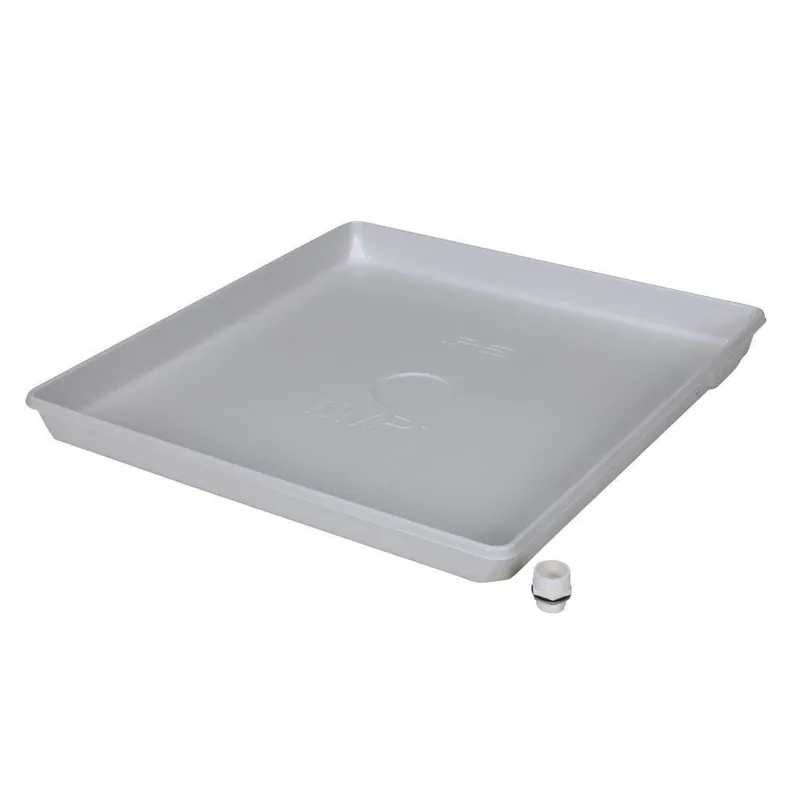 IPS CORPORATION WMP1 Washing Machine Pan 27 x 29 with 1 Drain Connection undrilled