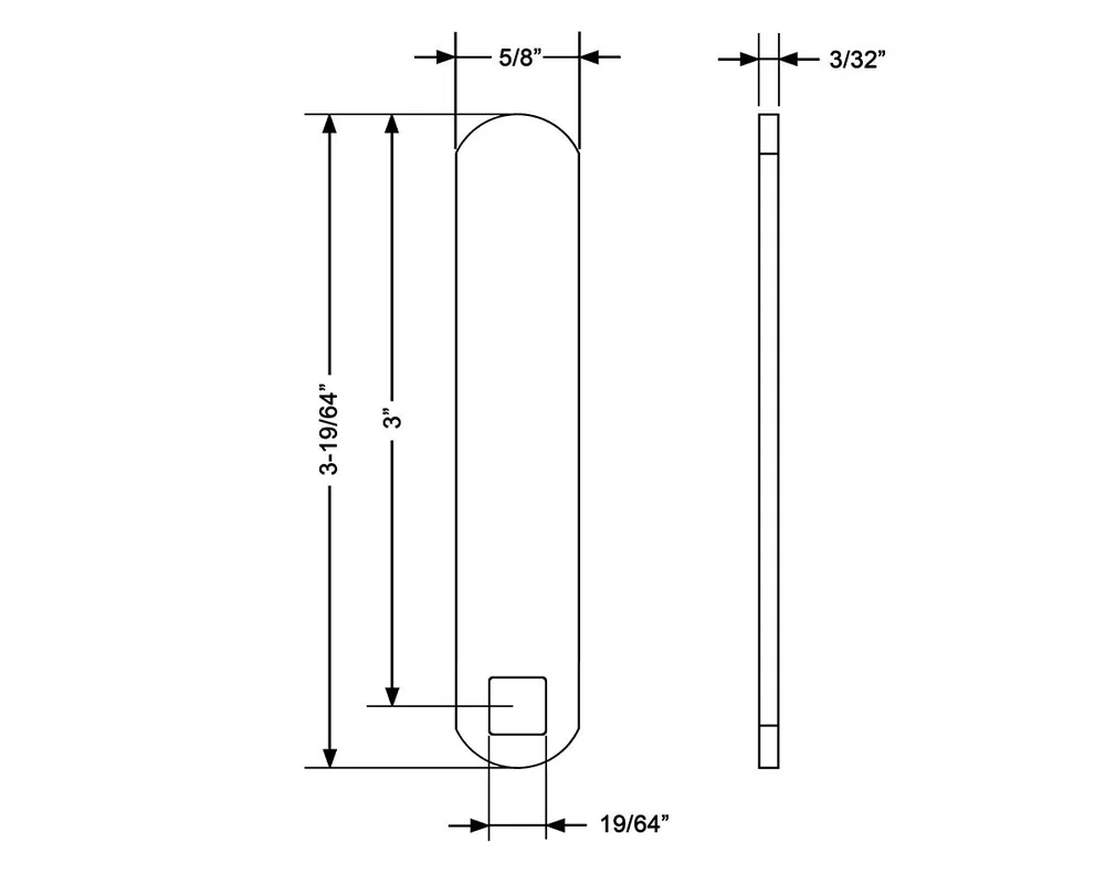 Olympus P95-CM-3 Cascade 3inch Disc Tumbler Cam - Straight