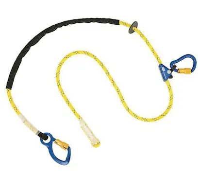 3M 7012817090 Pole Climber Adjustable Rope Positioning Lanyard 8 ft